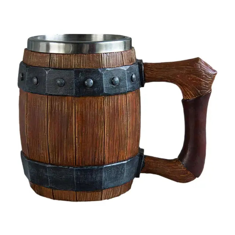 Tankard of Triumph - Sturdy and Stylish Stainless Steel Drinking Vessel (600ml)