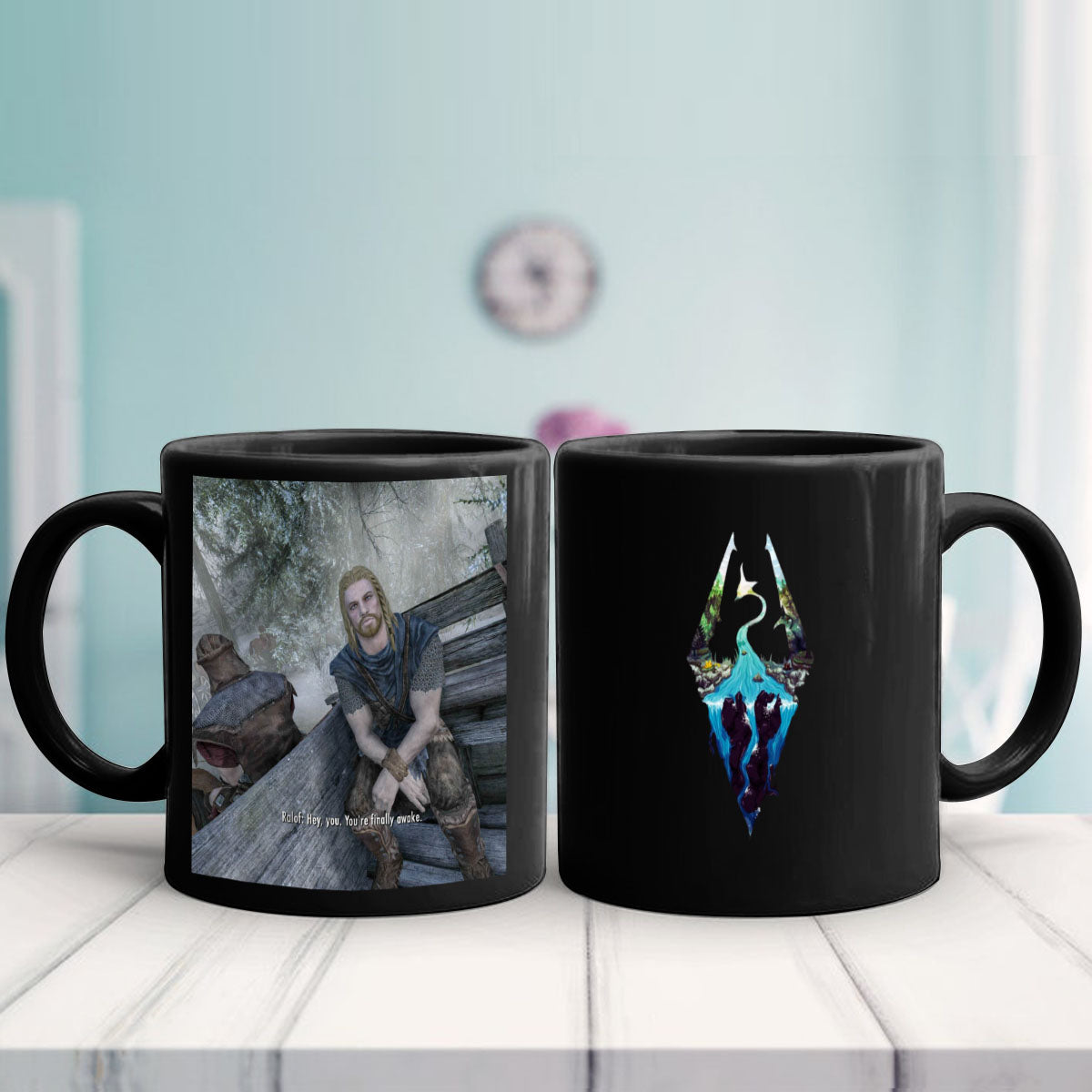 Ralof "You're finally awake" Mug - Skyrim - 11oz ceramic mug 