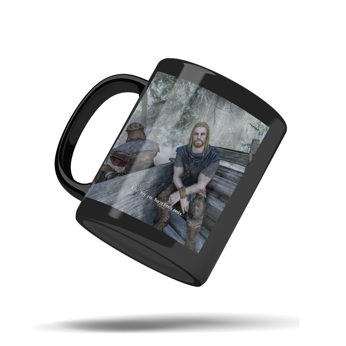 Ralof "You're finally awake" Mug - Skyrim - 11oz ceramic mug 