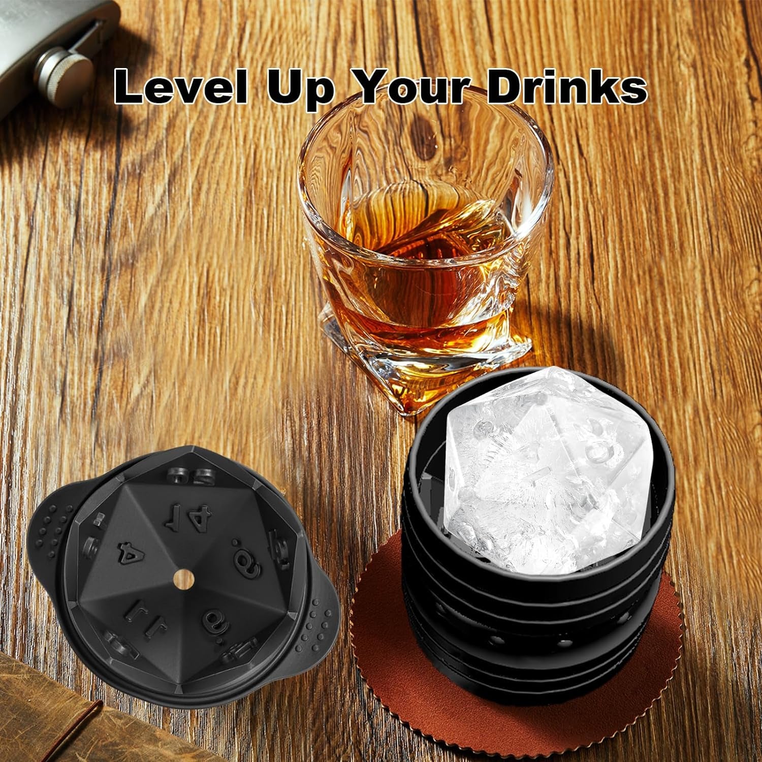 D20 Ice Cube Mold - Elevate Your Drink Game