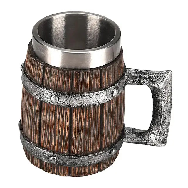 Tankard of Triumph - Sturdy and Stylish Stainless Steel Drinking Vessel (600ml)