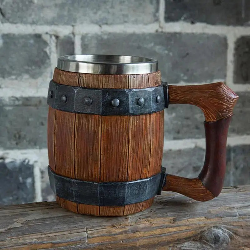 Tankard of Triumph - Sturdy and Stylish Stainless Steel Drinking Vessel (600ml)