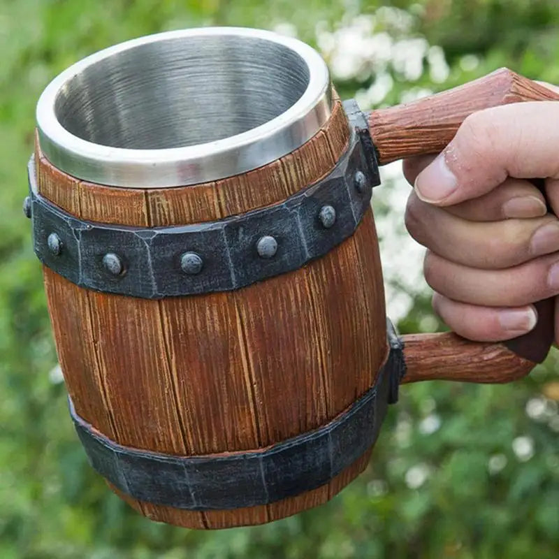 Tankard of Triumph - Sturdy and Stylish Stainless Steel Drinking Vessel (600ml)