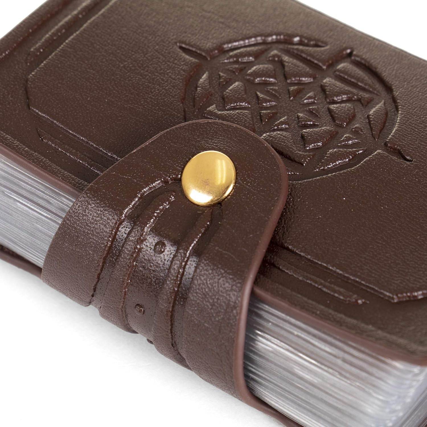 Tome of Recollection - Leather Spellbook Card Holder with Dry Erase Playing Cards